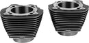 Cylinder Set Black Granite / Highlighted Fins For Harley Davidson FLHR 1750 2017 - 4.320 Inch