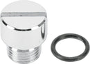 OEM-Style Oil Pump Plug Chrome For Harley Davidson FLH 1340 1981-1984
