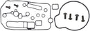 Carburetor Mid Body Gasket Kit For Beta RR 400 2006-2007