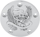 Live To Ride Points Cover Black / Chrome | Vendor No 30-0187CA
