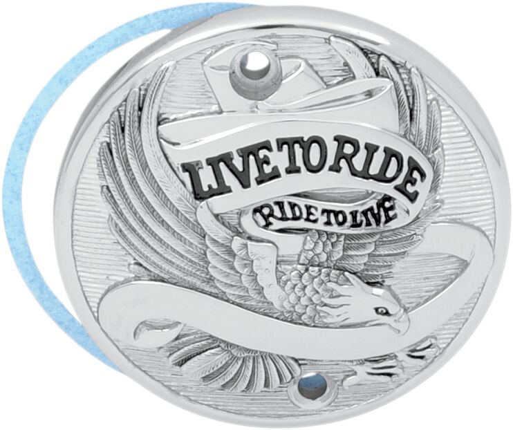 Live To Ride Points Cover Black / Chrome | Vendor No 30-0152DA
