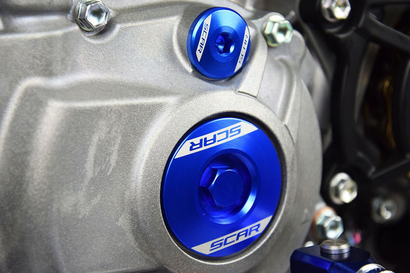 Engine Plug Anodized / Blue For Yamaha WR 250 F 2015-2024