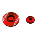 Engine Plug Anodized / Red For Suzuki RMX 450 Z 2010-2019
