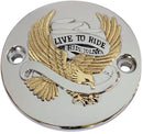 Live To Ride Points Cover Black / Chrome / Gold | Vendor No I30-0223GA