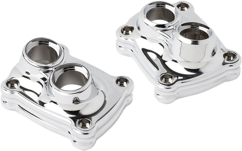 10 Gauge Lifter Block Covers Chrome For Harley Davidson FLFBS 1868 ABS