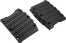 10 Gauge Rocker Box Top Covers Anodized / Black For Harley Davidson FLD 1690