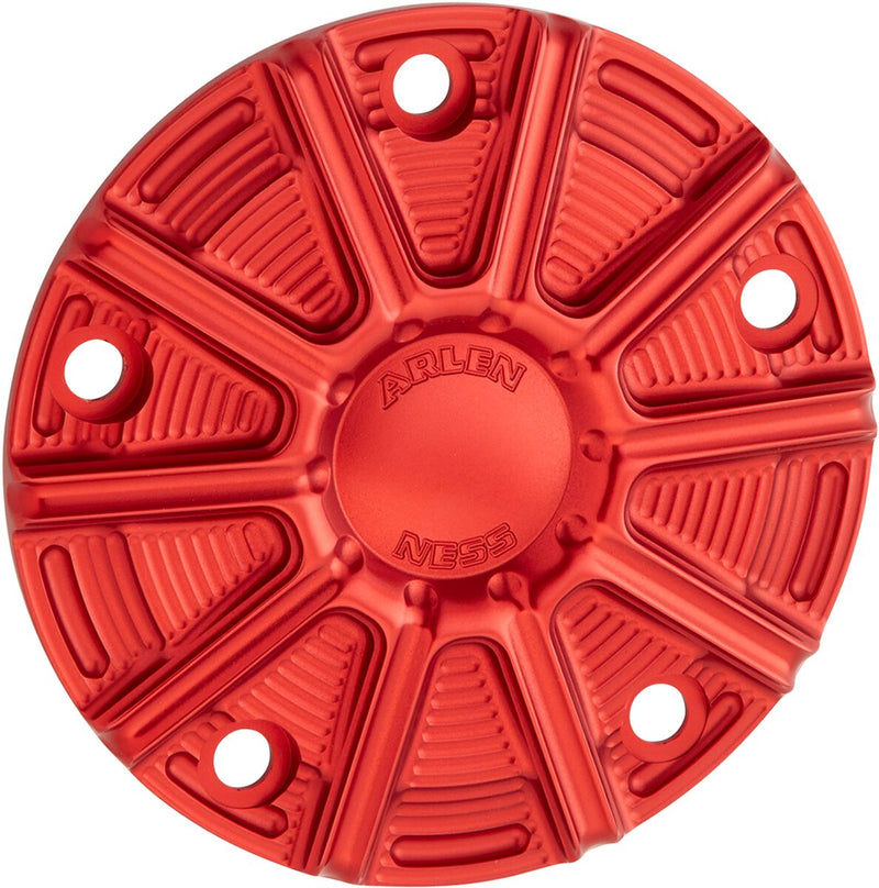 10-Gauge Points Cover Anodized / Machined / Red For Harley Davidson FLD 1690