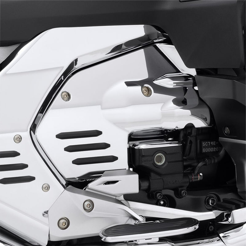 Chrome Lower Engine Side Cover Chrome For Honda GL 1800 ABS 2018-2023
