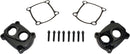 Low-Profile Billet Tappet Covers/Pushrod Cover Kit Black For Harley Davidson FLDE 1750 ABS 2018-2020