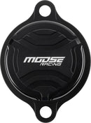 Machined Oil Filter Cover Black / Gloss / Machined For Yamaha YZ 450 F 2023