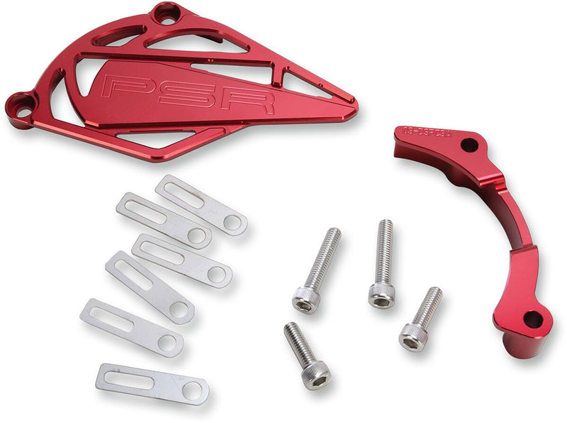 Case Saver/Sprocket Cover Kit Anodized / Red For Honda CRF 150 R 2007-2022