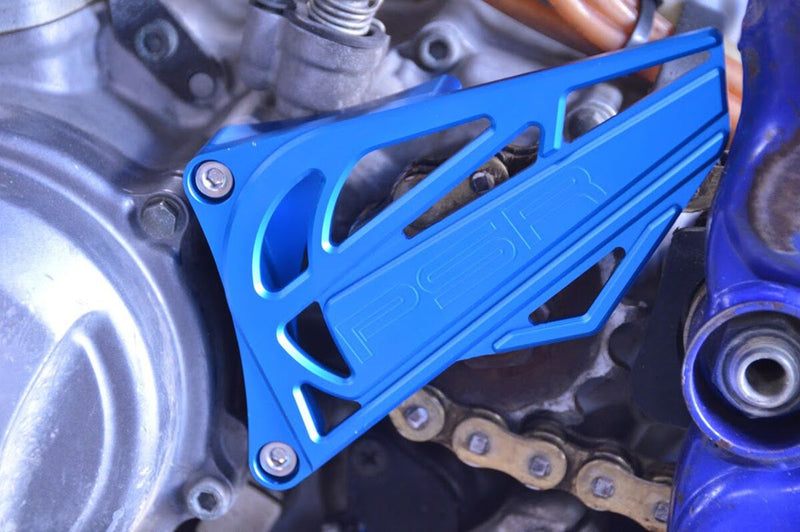 Case Saver/Sprocket Cover Kit Anodized / Blue For Yamaha WR 250 F 2001-2013