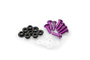 M5 Screen Screws With Nuts Purple - Pack Of 6
