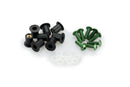 M5 Screen Screws With Silenblocks Green - Pack Of 6