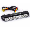 E-Mark Universal LED Tail Light & License Plate Light Black / Clear Lens