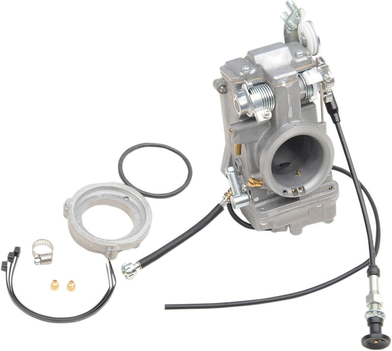HSR45 Smoothbore Carburetor Easy Kit Black / Natural / Silver For Harley Davidson FLHR 1340 1994-1998 - 45.00 MM