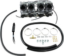 RS Series Radial Flat Slide Carburetor Set Black / Gold / Silver For Kawasaki KZ 750 1976-1984 - 40.00 MM