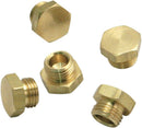 Float Bowl Plugs Gold Gold