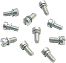 Screw Accelerator Pump Cap Silver - Pack Of 10