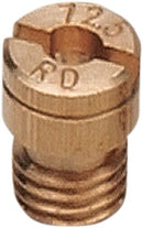 A-Bax Precision Keihin-Style Slot Head (KJ Prefix) Main Jets Gold - 6.00 MM | Vendor No KJ125-4