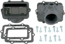 Replacement V-Force 3 Reed Valve Set with Intake Boot Black For Ski-Doo (BRP) FORMULA DELUXE 700 2001