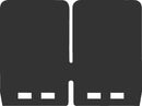 Replacement V-Force 4 Reed Petal Set Black For Beta RR 125 2019-2024
