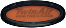 Oval Airbox Vent Black / Orange