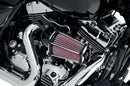 Fast Air Intake Cleaner Black / Contrast Cut™ / Silver For Harley Davidson FLHR 1584 2008-2011