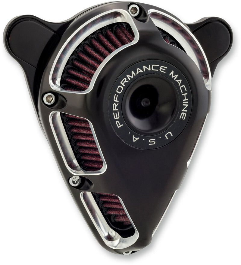 Jet Air Cleaner Kit Contrast Cut™ / Silver For Harley Davidson XL 1200 C 1996-2020