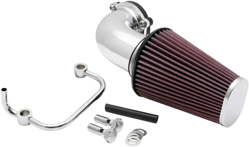 Aircharger Intake System with Mandrel-Bent Aluminum Intake Tube Kit Chrome For Harley Davidson XL 1200 C 2004-2020