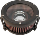 Assault Charge High-Flow Air Cleaner Black / Flat For Harley Davidson FLD 1690 2012-2013