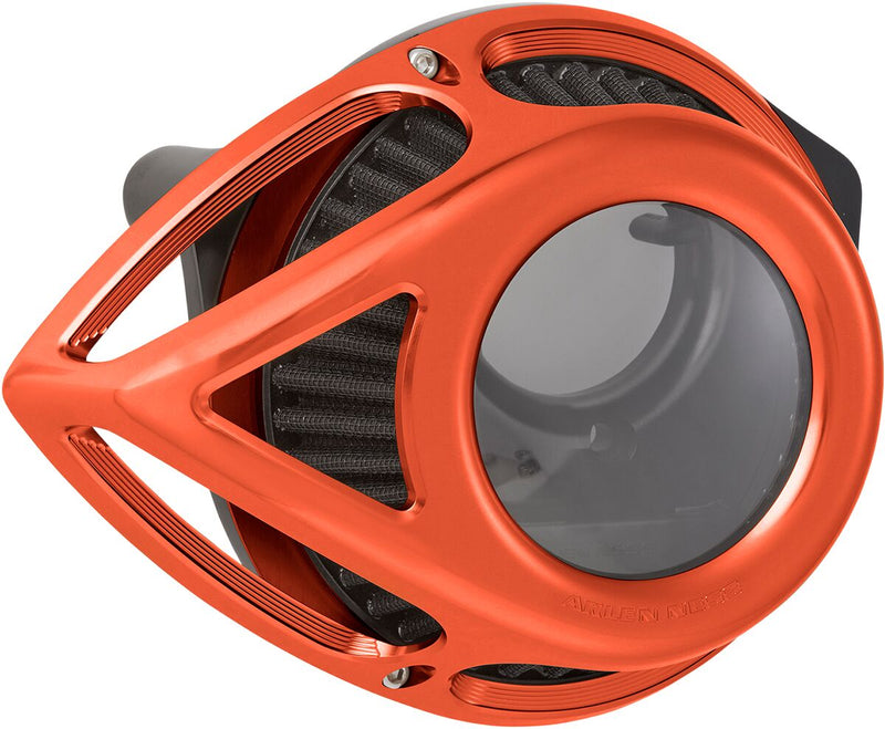 Clear Tear Air Cleaner Kit Orange For Harley Davidson FLHR 1584