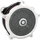 Super Gas Air Cleaner Kit Chrome For Harley Davidson FLHR 1584 2008-2011