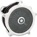 Super Gas Air Cleaner Kit Chrome For Harley Davidson FLHR 1584 2008-2011