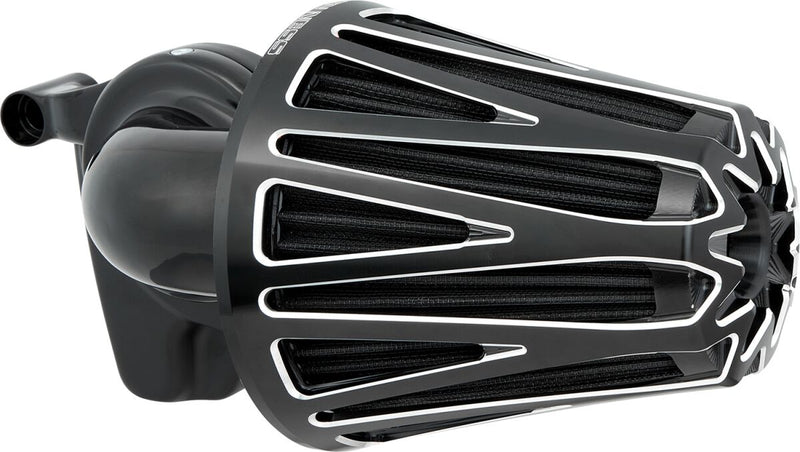 Monster Sucker Air Cleaner Black / Machined For Harley Davidson FLHR 1584
