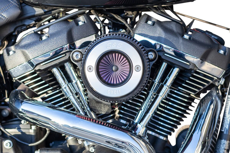 Velocity 65° Air Cleaner Kit Chrome For Harley Davidson FLD 1690