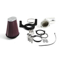 Universal Clamp-On Air Filter Black / Red For Harley Davidson FLD 1690 2012-2013