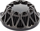 Crossfire Air Cleaner Black / Silver For Harley Davidson FLHX 1923 ABS 2024-2026