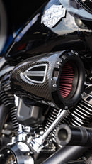 C4 Series Carbon Fiber Air Cleaner Kit Black Ops™ / Carbon Fiber For Harley Davidson FLD 1690 2012-2013