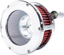 BA Air Cleaner Kit Chrome / Clear / Red | 10103320