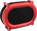 Stage 2 Oval Air Cleaner Kit Red For Harley Davidson FLD 1690 2012-2013