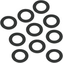 Breather Washer 1/2 Inch Silicone Coated Black