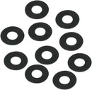Breather Washer 3/8 Inch Silicone Coated Black