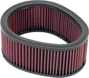 Replacement High-Flow Air Filter Black / Red For Buell XB12R 2004-2010