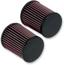 OE Replacement High-Flow Air Filter Black / Red For Honda CBR 1000 RR 2004-2007