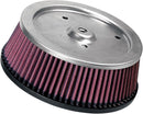 Replacement High-Flow Air Filter Black / Red For Harley Davidson FLHRSE3 1800 2007