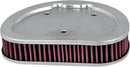 Replacement High-Flow Air Filter Red / Silver For Harley Davidson FLHR 1584 2007-2011