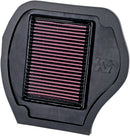 OE Replacement High-Flow Air Filter Black / Red For Yamaha YFM 550 D 4X4 2014