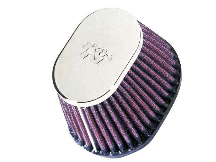 Clamp-On Air Filter Chrome