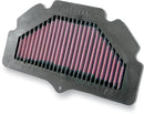 OE Replacement High-Flow Air Filter Black / Red For Suzuki GSR 600 2006